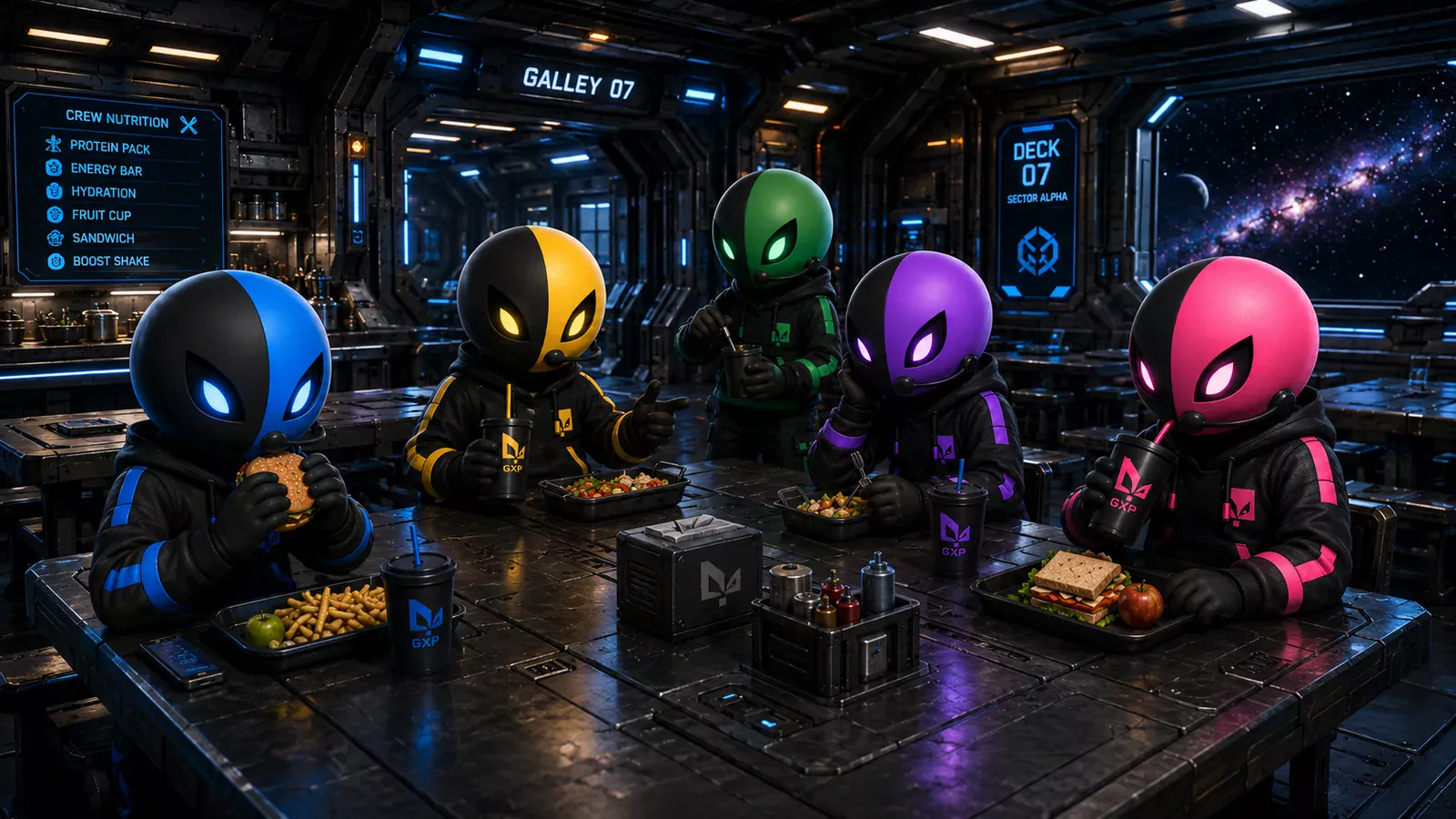 The GameXPro crew