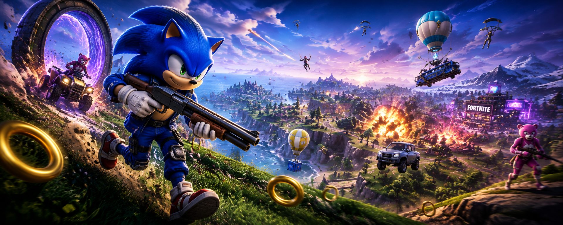 Fortnite Chapter 7 — Sonic crossover, admin codes on GameXPro